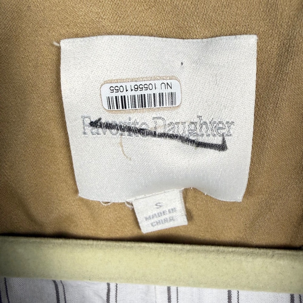 Favorite Daughter The Charles Trench Coat Small Oversized Classic MISSING BELT - Picture 9 of 13